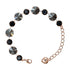 Apyrankė "Vorteks II (Jet Hematite)" su Preciosa™ kristalais